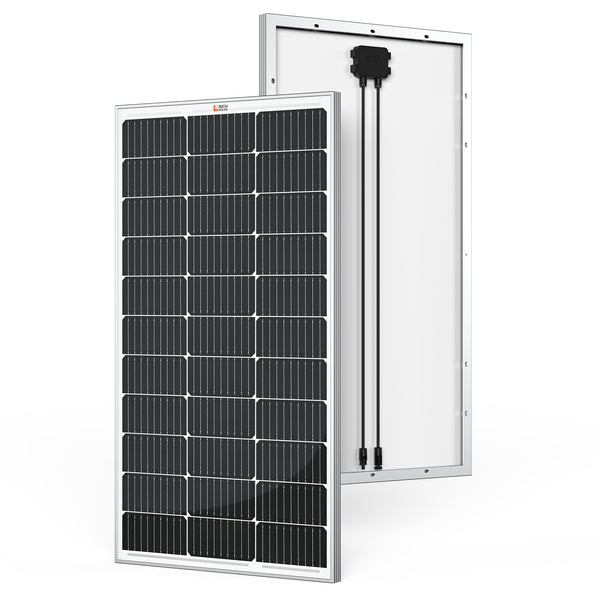 RICH SOLAR MEGA 100 | 100 Watt Solar Panel | Premier 12V Off-Grid Solar Panel for Vans, Campers, Boats | 25-Year Output Warranty | UL Certified