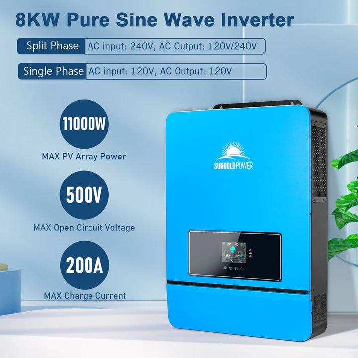 SUNGOLD POWER 8KW 48V Split Phase Solar Inverter