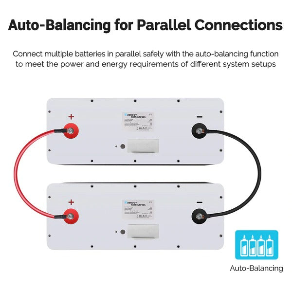 Renogy 48V 50AH Smart Lithium Iron Phosphate Battery