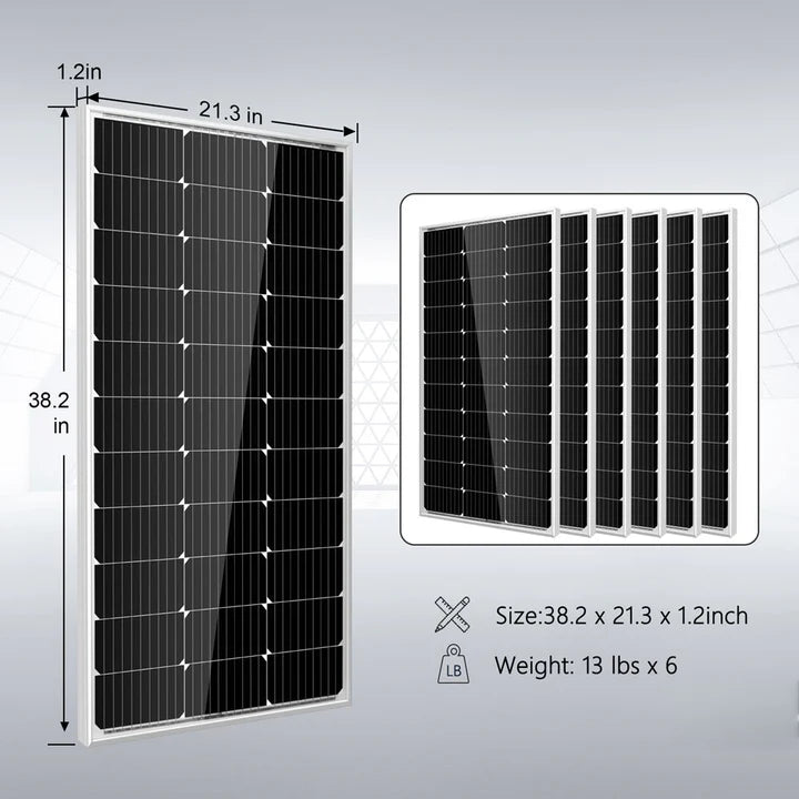 SUNGOLD POWER Off Grid Solar Kit 3000W Inverter 12VDC 120V Output LifePO4 Battery 600 watt Solar Back Up SGK-PRO3