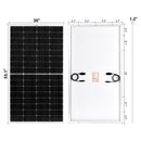 RICH SOLAR MEGA 220 | 220 Watt Solar Panel | Premium 12V Off-Grid Solar Panel for RVs, Cabins, Boats | 25-Year Output Warranty | UL Certified