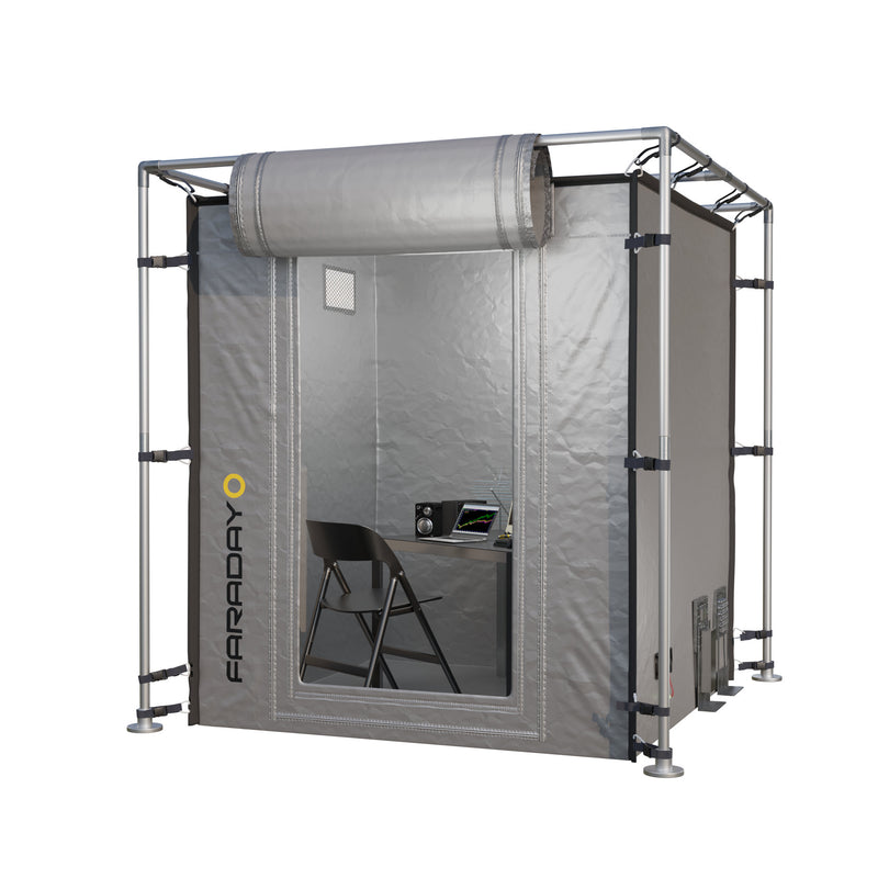 Large Faraday Tent – RF/EMI Shielding Enclosure Room (7′ x 7′ x 6.5′)