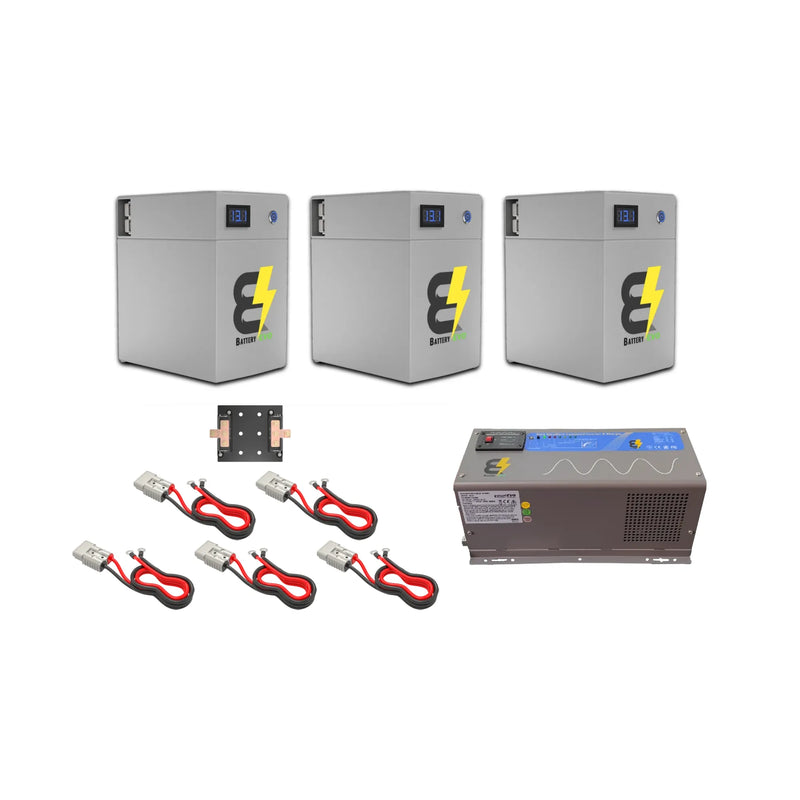 BatteryEVO 12V OWL MAX 2 3x Inverter Kit