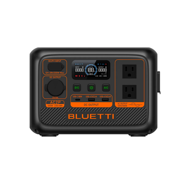 BLUETTI AC2P Portable Power Station | 300W 230.4Wh