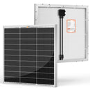 RICH SOLAR MEGA 50 | 50 Watt Solar Panel | Compact 12V Off-Grid Solar Panel for Boats, Vans, Trailers | 25-Year Output Warranty | UL Certified