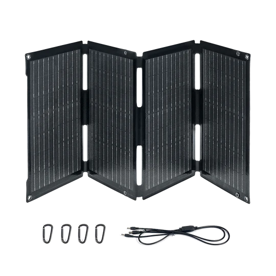 BougeRV 50W Fiberglass Flexible Portable Solar Panel