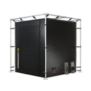 Large Faraday Tent – LX Black RF/EMI Portable Shielding Enclosure Room (7′ x 7′ x 6.5′)