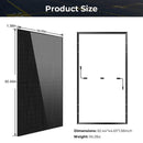 SUNGOLD POWER 500W Mono Black PERC Solar Panel UL 61730