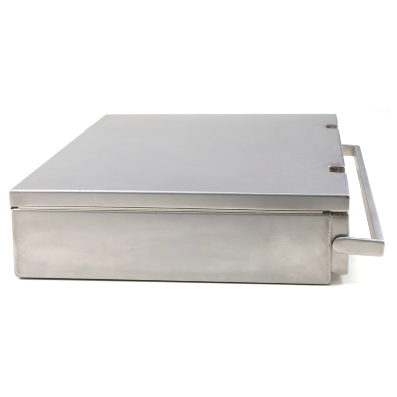 Solid Metal Faraday Cage Box – Hinged & Latched Stainless Steel