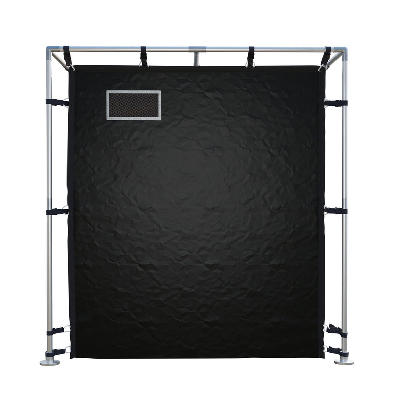 Large Faraday Tent – LX Black RF/EMI Portable Shielding Enclosure Room (7′ x 7′ x 6.5′)