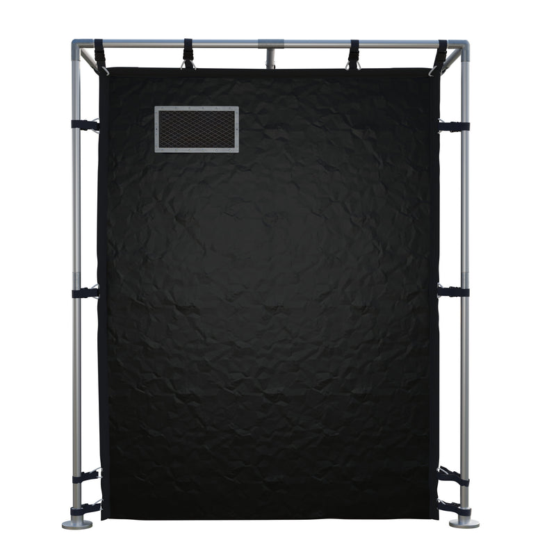 Medium Faraday Tent – LX Black RF/EMI Shielding Enclosure Room (6′ x 6′ x 6.5′)