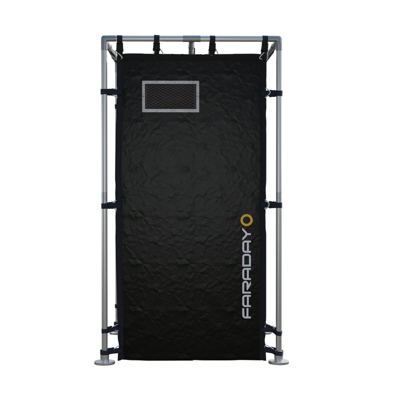 Small Faraday Tent – LX Black RF/EMI Shielding Enclosure Room (4′ x 4′ x 6.5′)