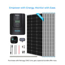 Renogy 800W 12V/24V Monocrystalline Solar Premium Kit w/Rover 60A Charger Controller