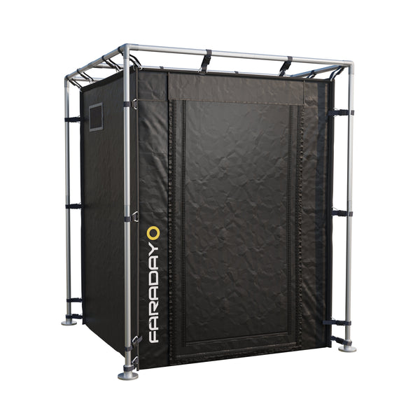 Medium Faraday Tent – LX Black RF/EMI Shielding Enclosure Room (6′ x 6′ x 6.5′)