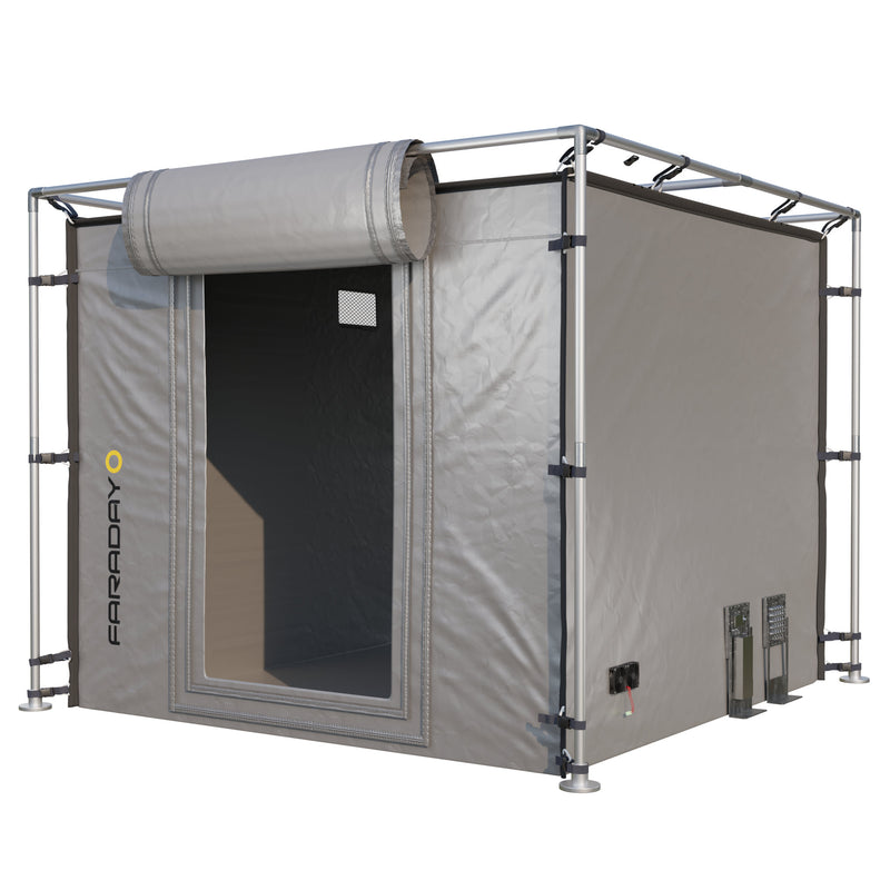 X-Large Faraday Tent – RF/EMI Shielding Enclosure Room (9′ x 9′ x 6.5′)