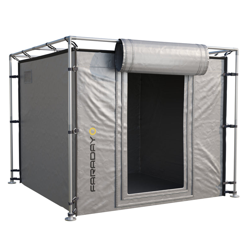 X-Large Faraday Tent – RF/EMI Shielding Enclosure Room (9′ x 9′ x 6.5′)