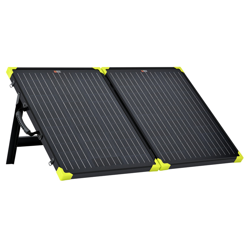 RICH SOLAR MEGA 100 Portable Briefcase Solar Panel | 100 Watt Portable Solar Panel | Premier 12V Portable Solar Panel for Generators, Power Stations, Vans | High Efficiency