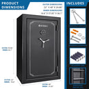 Barska 19.97 CUBIC FT TALL FIREPROOF SAFE VAULT