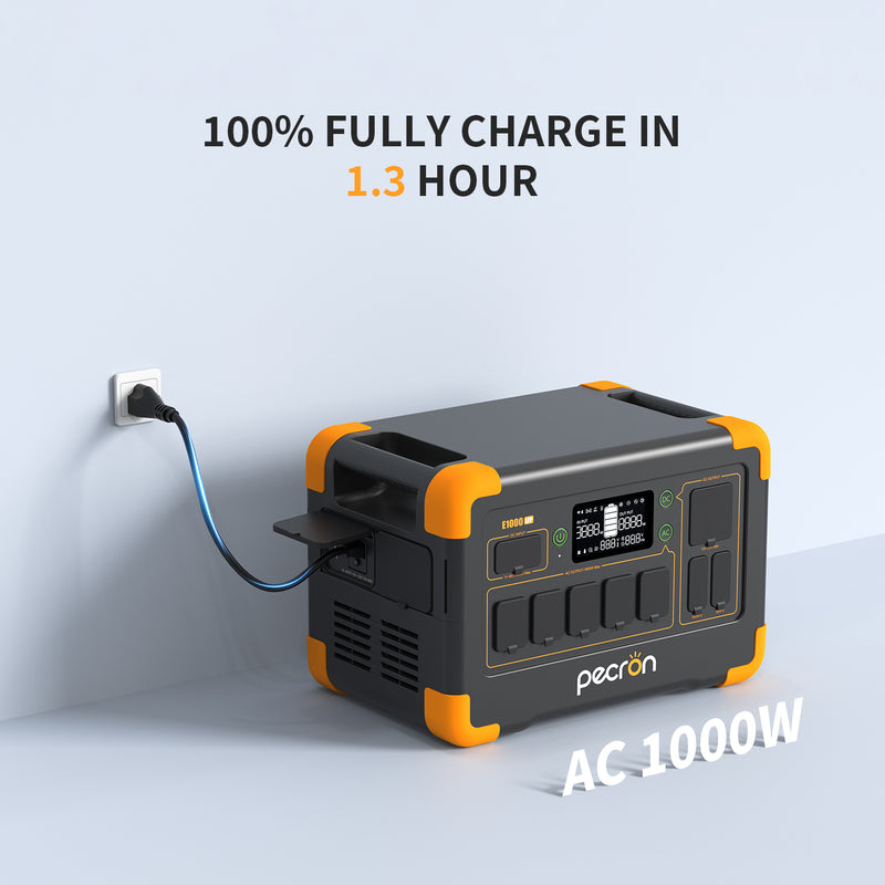 PECRON E1000LFP Portable Power Station 1800W 1024Wh PRE-ORDER