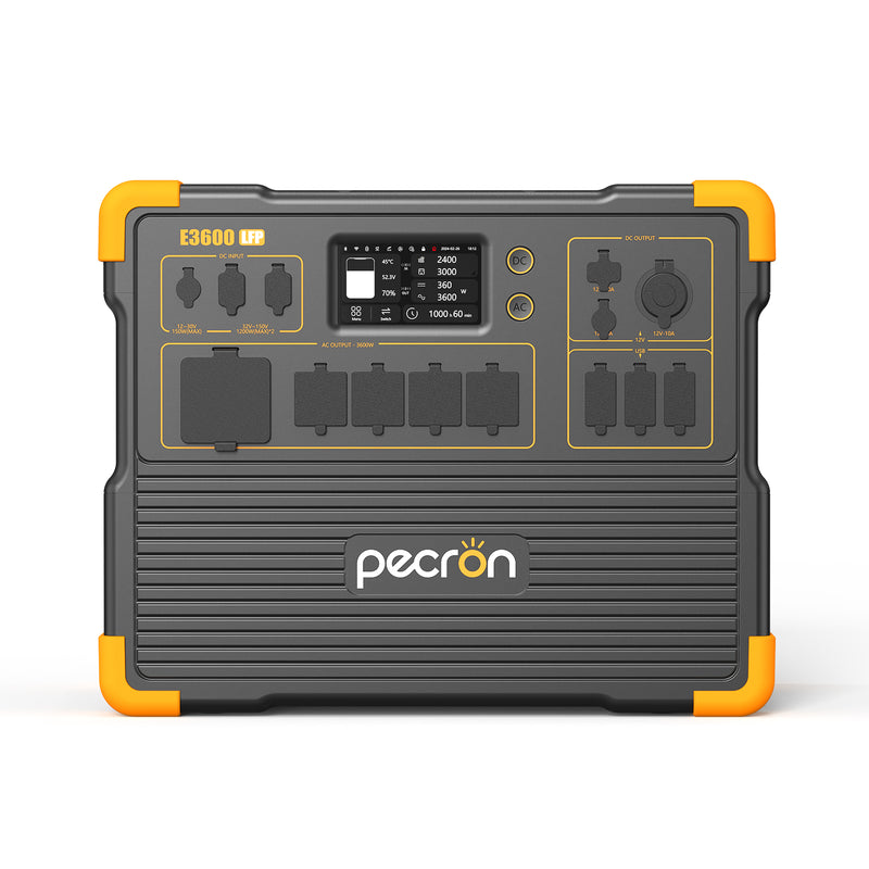 PECRON E3600LFP Portable Power Station 3600W 3072Wh