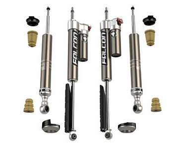 Teraflex Falcon 2007+ Toyota Tundra: Falcon 2.25" Sport Tow/Haul Shock Leveling System